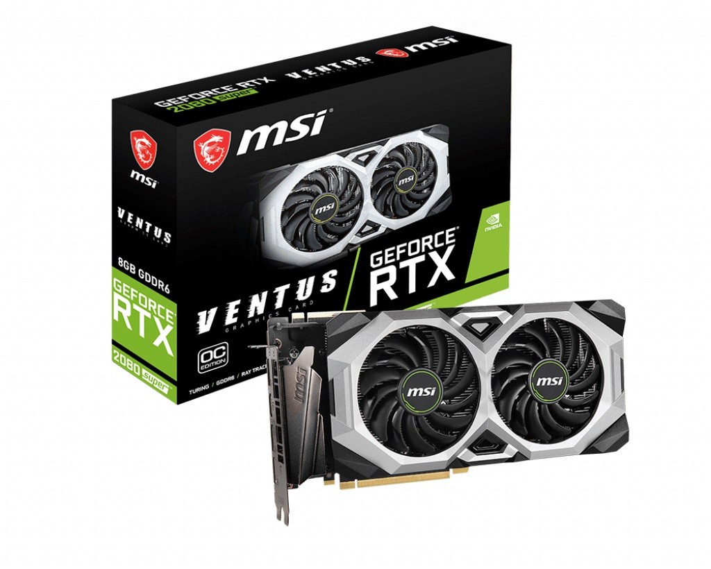 Karta graficzna GeForce RTX 2080 SUPER VENTUS XS OC 8GB 256BIT GDDR6 HDMI/3DP