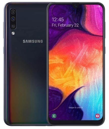 Smartfon Galaxy A50 Dual SIM 4/128GB Enterprise Edition Czarny, następca modelu SM-A505FZKSXEO