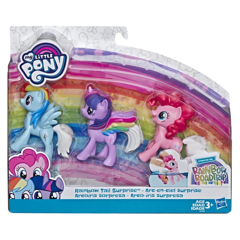 Figurki My Little Pony Tęczowa przemiana 3 pak