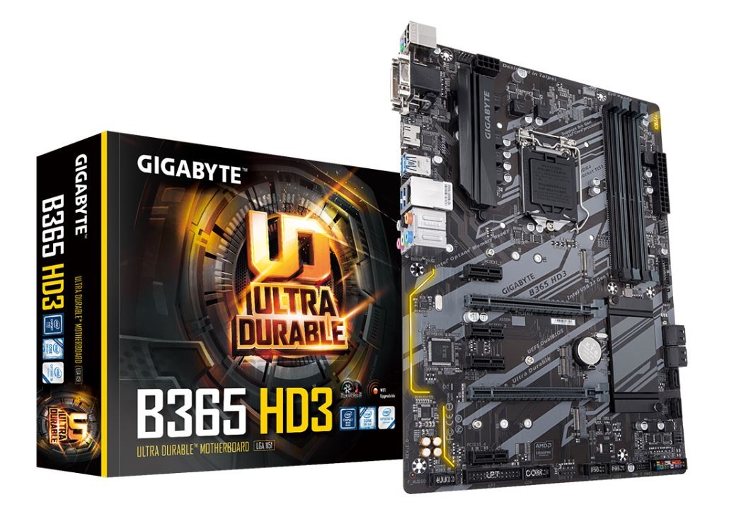 Płyta główna B365 HD3 4DDR4 s1151 HDMI/DVI/VGA ATX