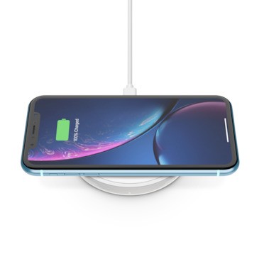 Ładowarka indukcyjna 10W Wireless Charging Pad (bez zasilacza) biała