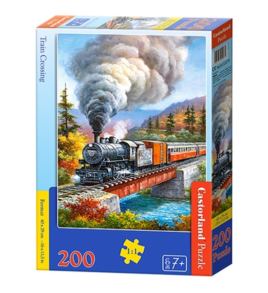 Puzzle 200 elementów - Przejazd kolejowy