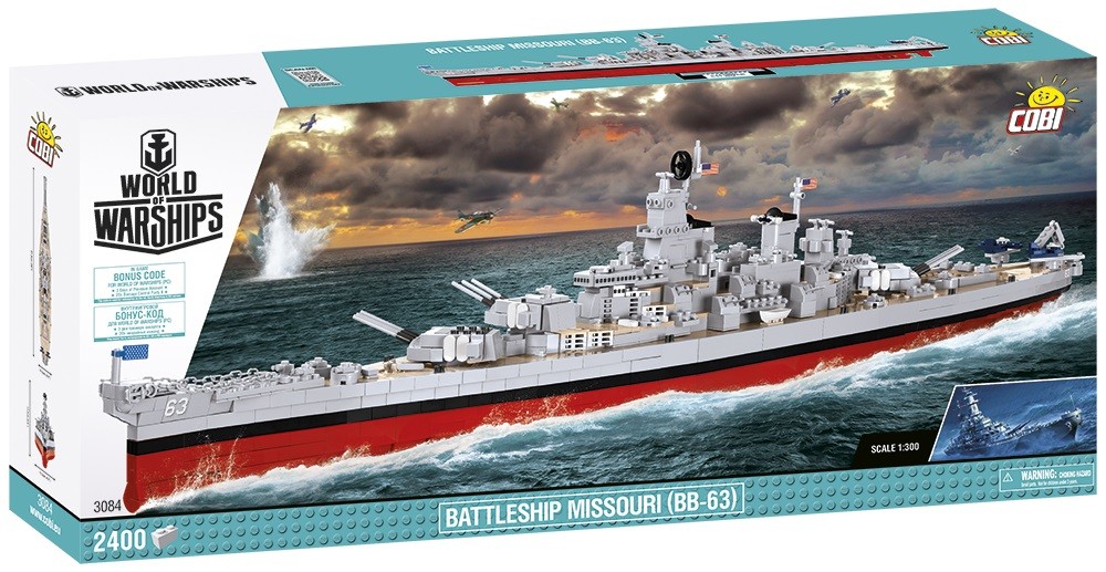 Klocki Small Army Pancernik USS Missouri (BB-63)