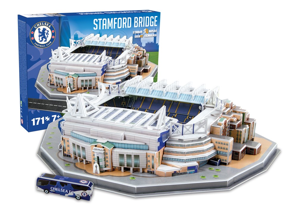 Puzzle 3D stadion Stamford Bridge