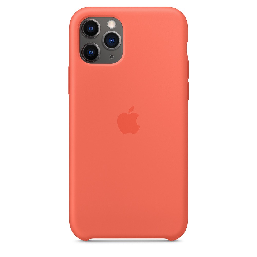 Silikonowe etui do iPhone 11 Pro - mandarynkowy (pomarańczowy)