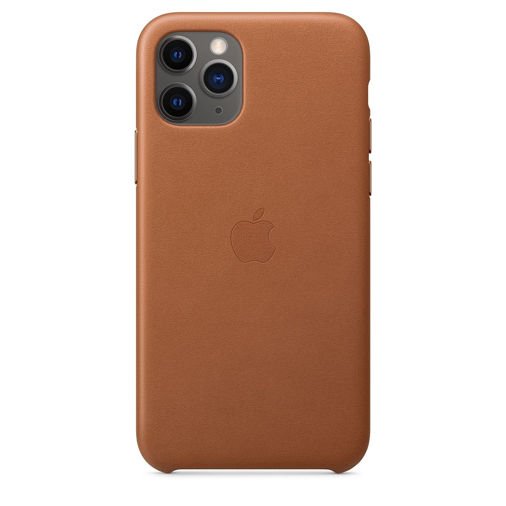 Skórzane etui do iPhone 11 Pro - naturalny brąz