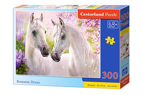 Puzzle 300 elementów Romantyczne konie 