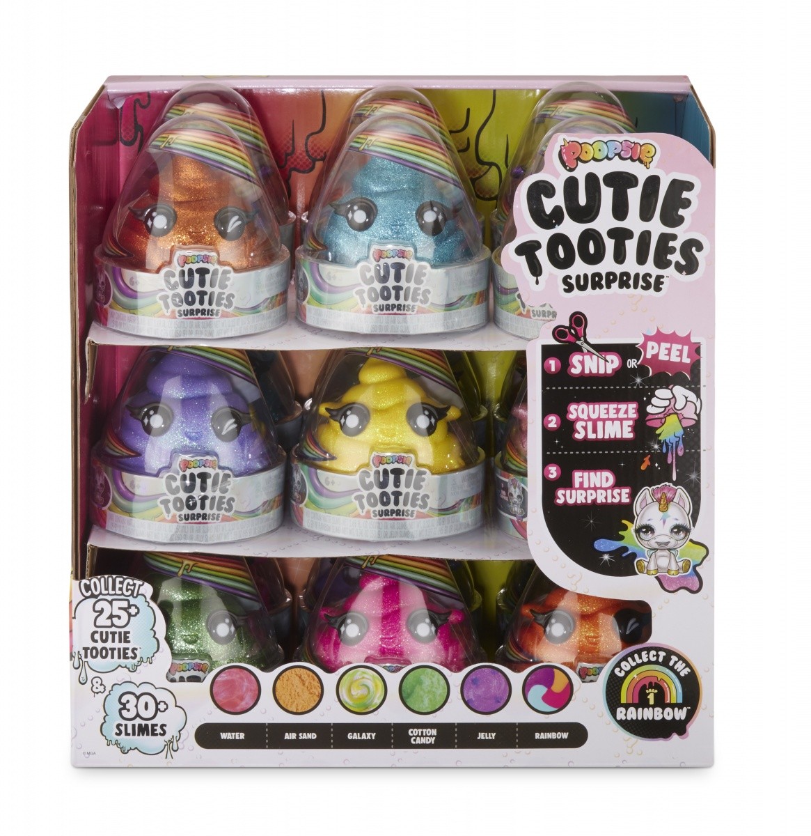 Figurki Poopsie Cutie Tooties Surprise 2-1 display 18 sztuk