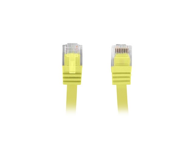 Patchcord kat. 5e FLAT 0.5m żółty PCUF5-10CC-0050-Y