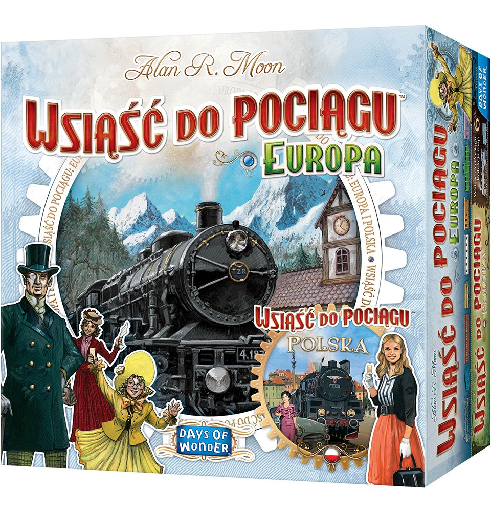 Gra Wsiąść do Pociągu: Europa + Polska 