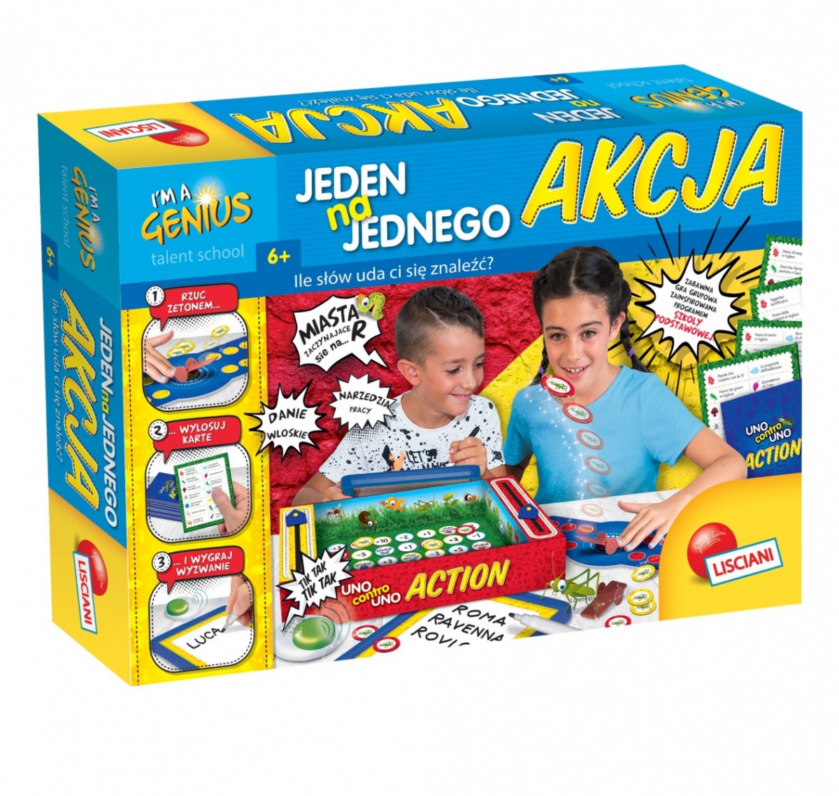 Gra I m A Genius Jeden na jednego Akcja