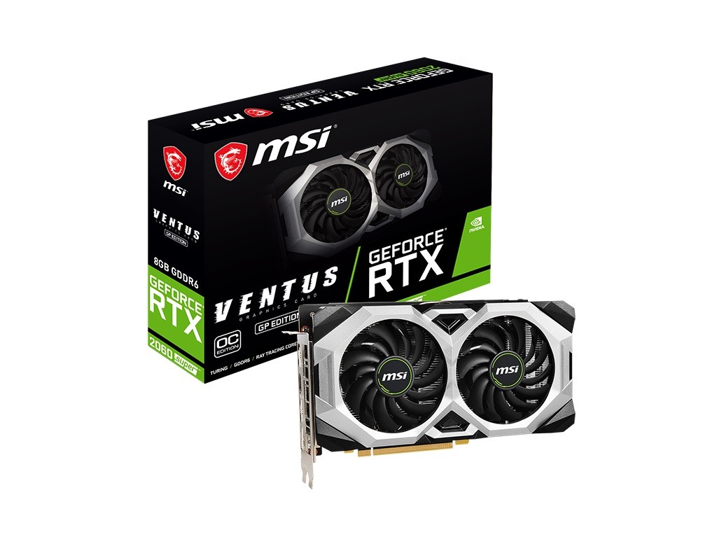 Karta graficzna GeForce RTX 2060 SUPER VENTUS GP OC 8G 256bit GDDR6 HDMI/3DP