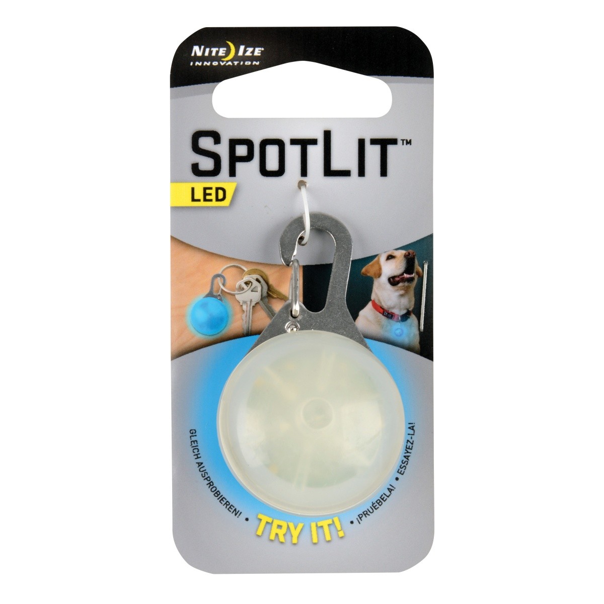 Zawieszka/brelok LED EKO Plastik Niebieski