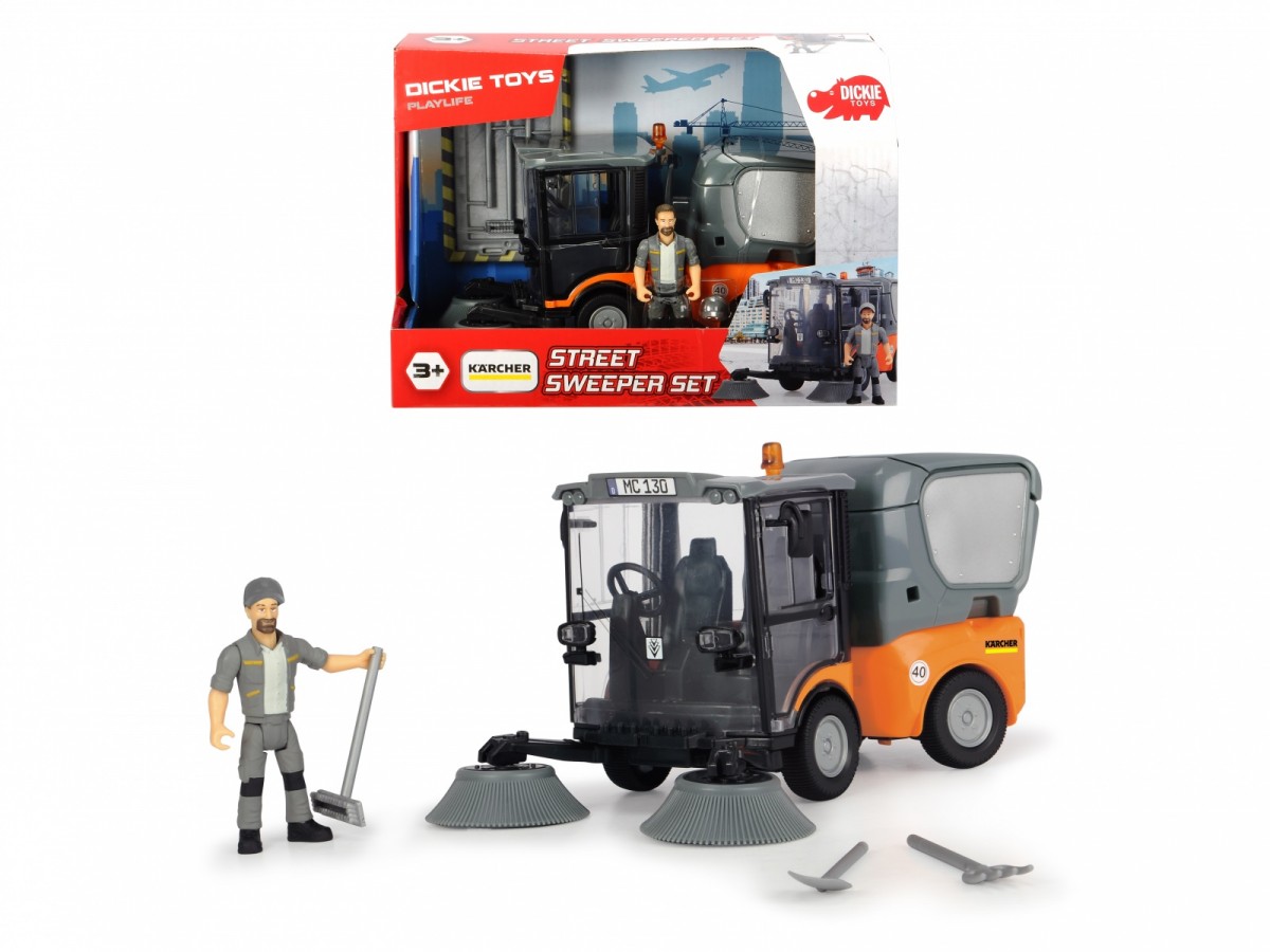 Pojazd Play Life Zestaw sprzątający ulice 19,5 cm