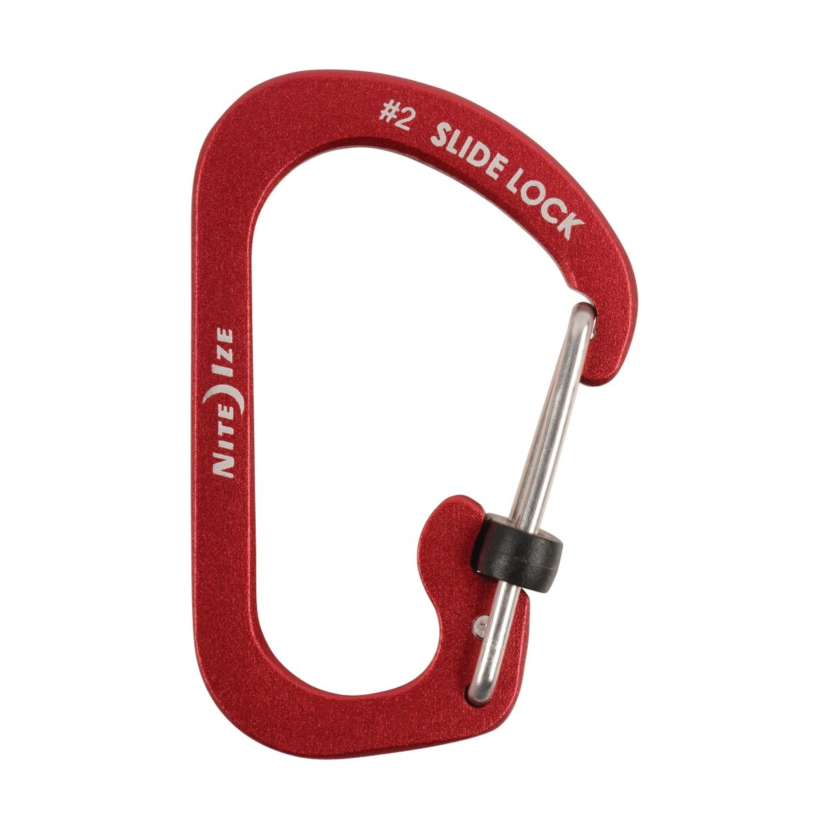 Karabińczyk SlideLock #2 aluminium czerwony