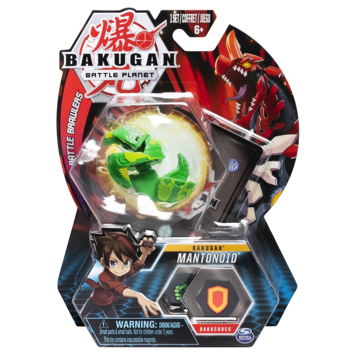 Figurka BAKUGAN Kula podstawowa, 7C Mantis zielony