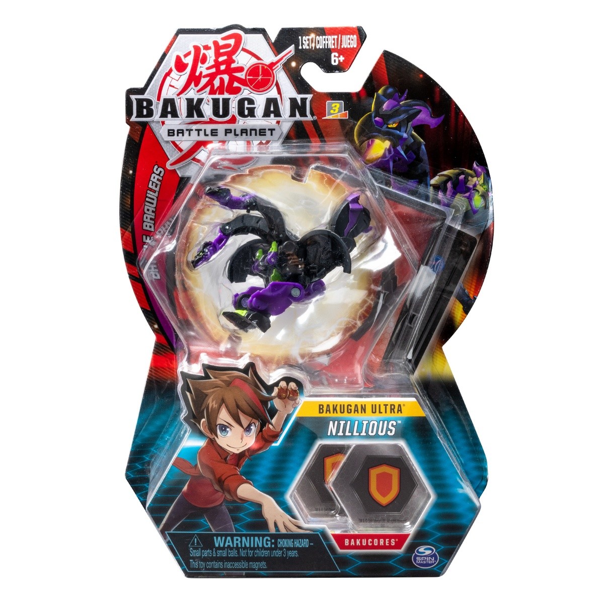 Figurka BAKUGAN Deluxe 6D czarny