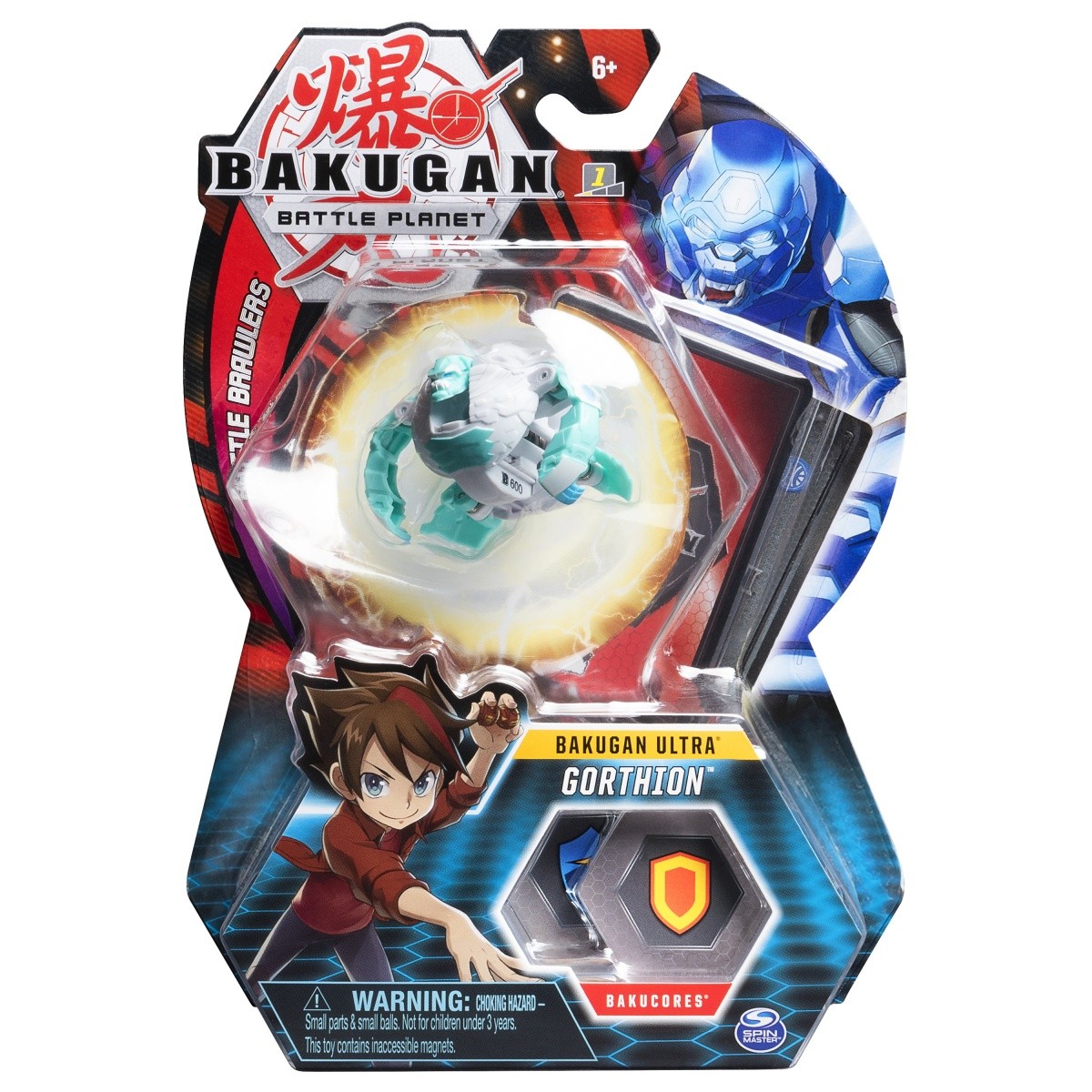 Figurka BAKUGAN Deluxe 15E Gorilla biały