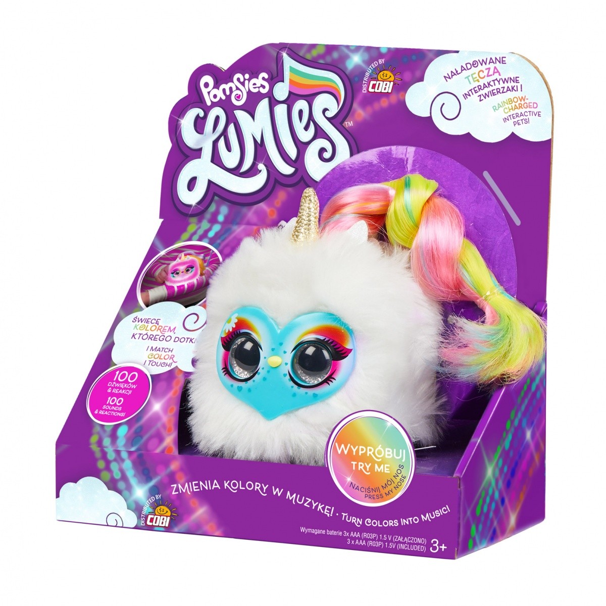 Maskotka interaktywna Pomsies Lumies Sparkle Rush