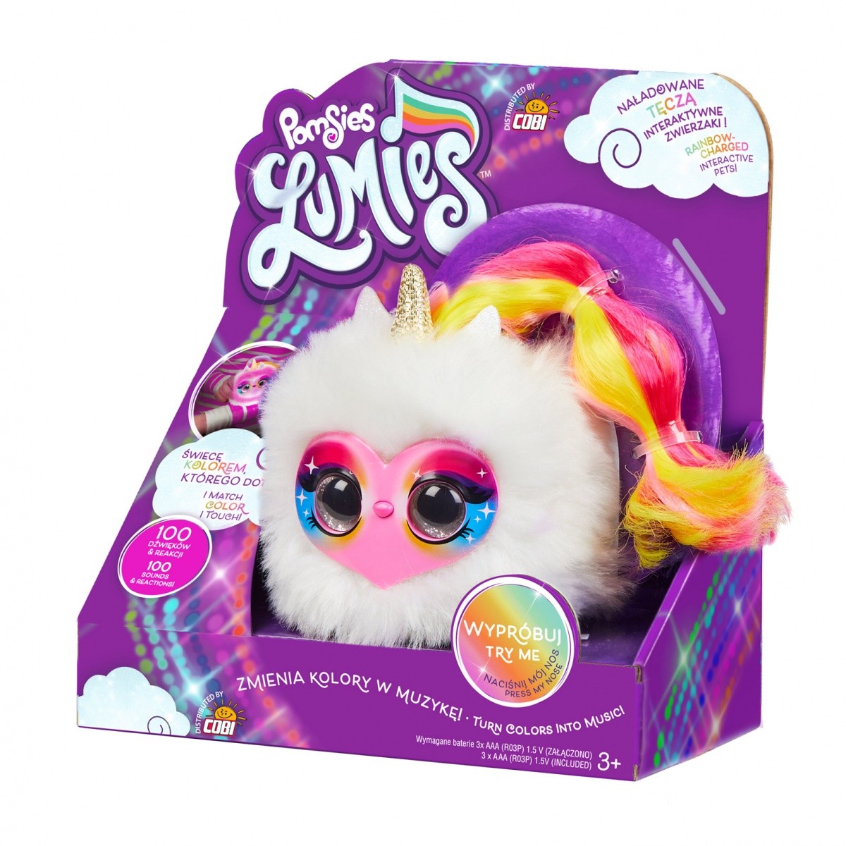 Maskotka interaktywna Pomsies Lumies Pixi Pop 
