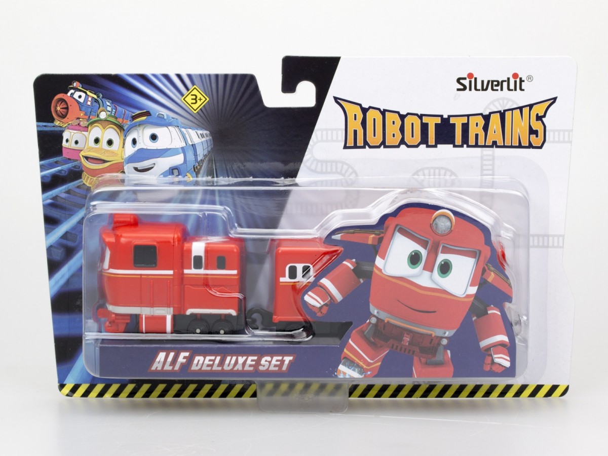 Pojazd z wagonikami Deluxe Robot Trains Alf