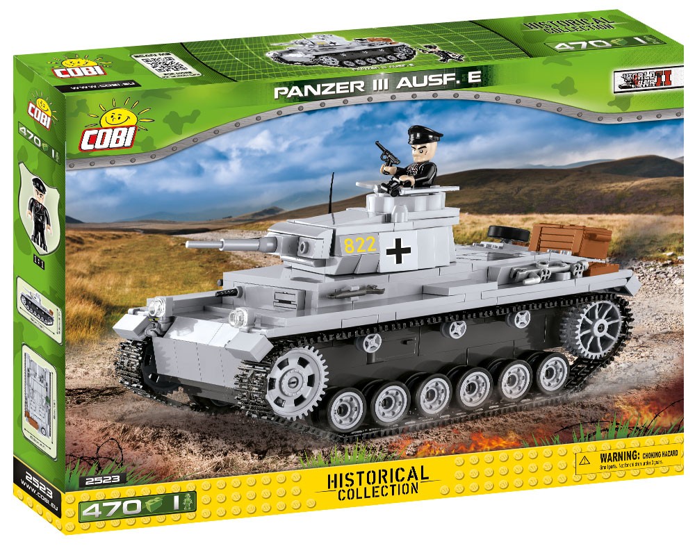 Klocki Historical Collection Panzer III Ausf.E - niemiecki czołg średni 