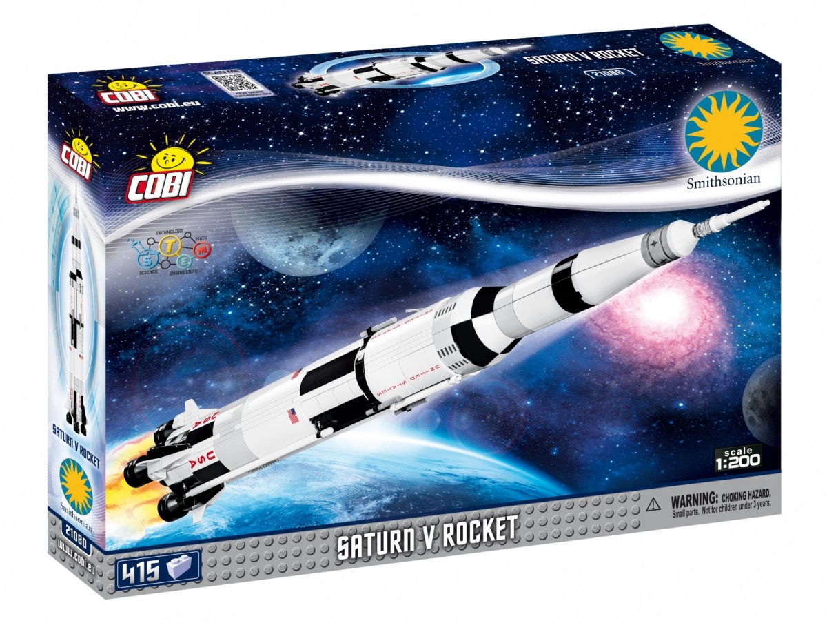 Klocki Smithsonian Rakieta Saturn V