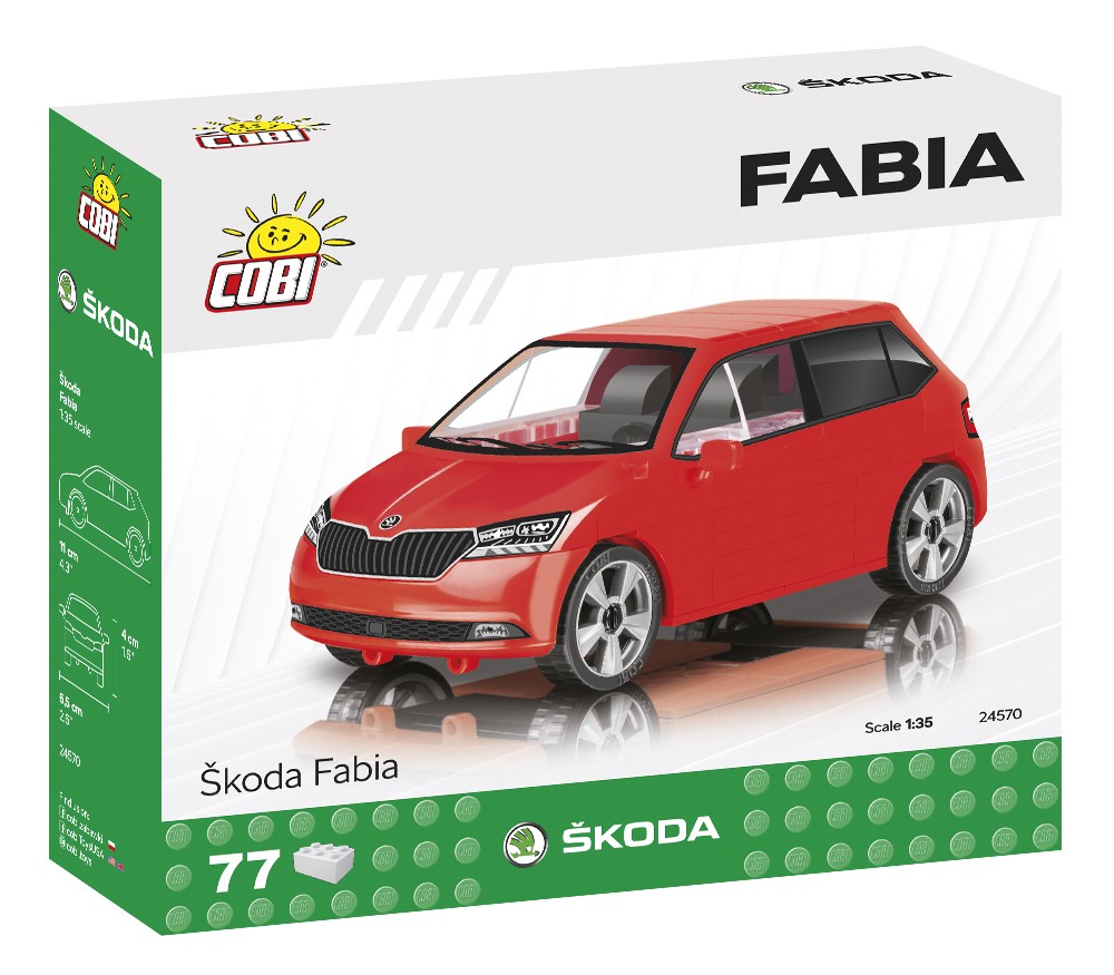 Klocki Cars Skoda Fabia