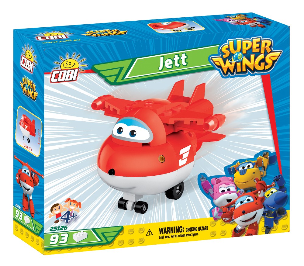 Klocki Super Wings 93 elementy Jett 