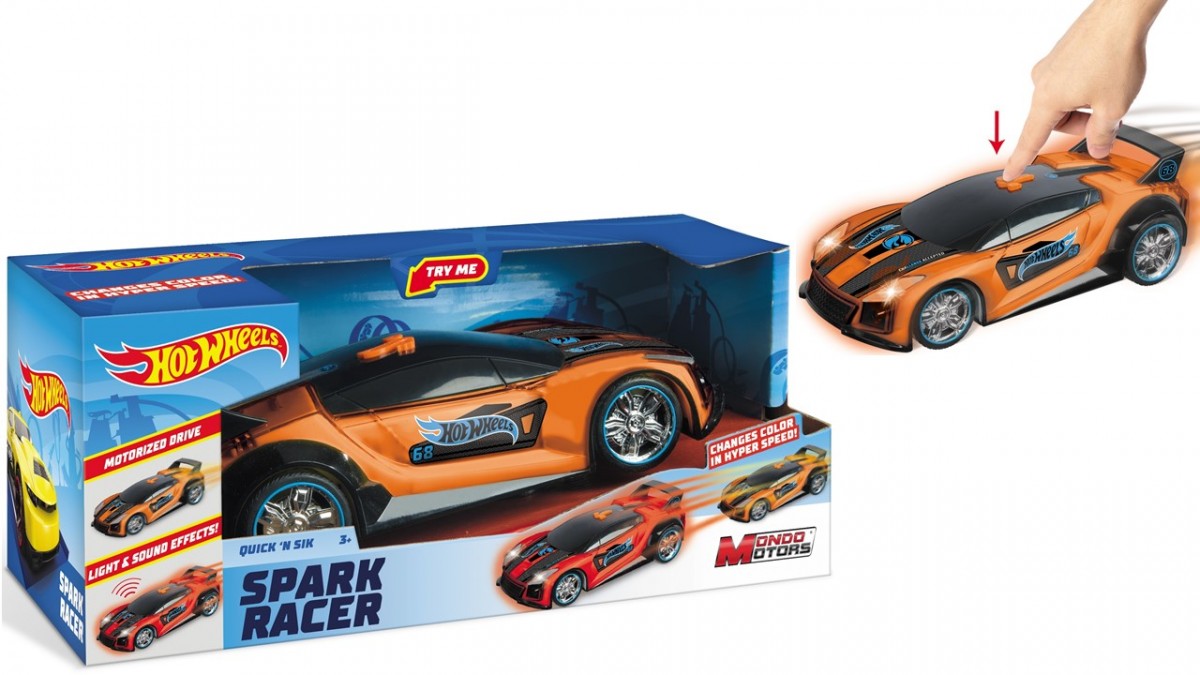 Pojazd Mondo Hot Wheels L&S Spark Quick Nsik