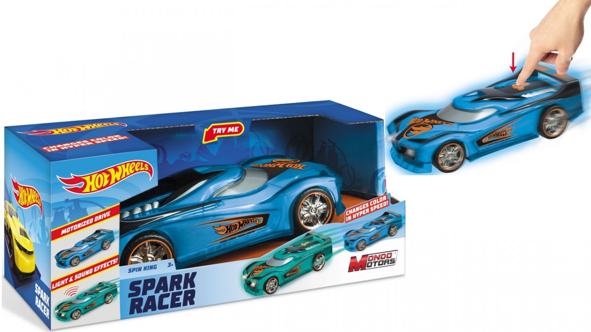 Pojazd Mondo Hot Wheels L&S Spark Spin King 24