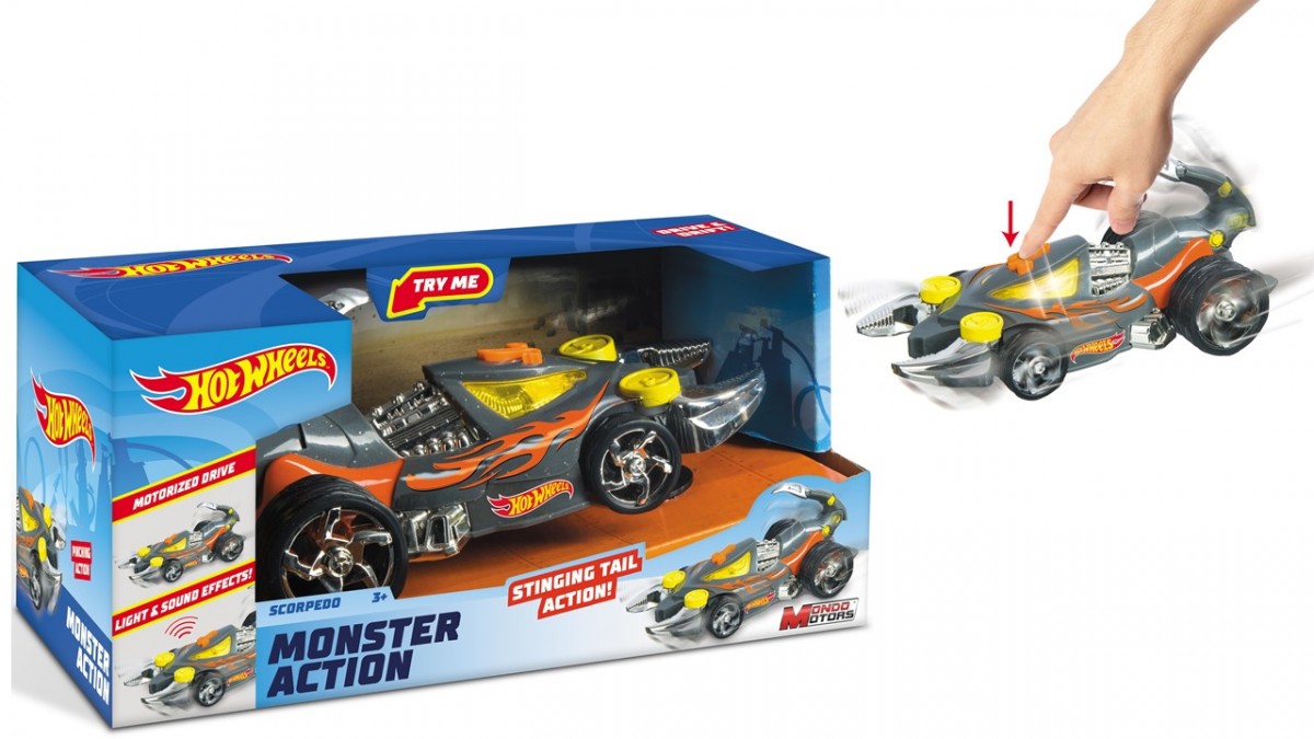 Pojazd Mondo Hot Wheels L&S Monster Skorpion