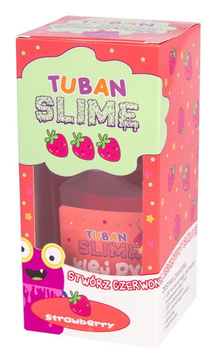 Zestaw super slime - Truskawka