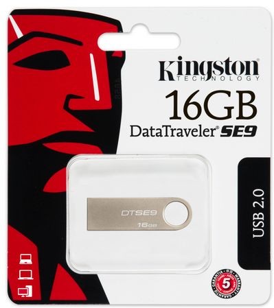 Data Traveler SE9 16GB USB2.0 Silver Metal