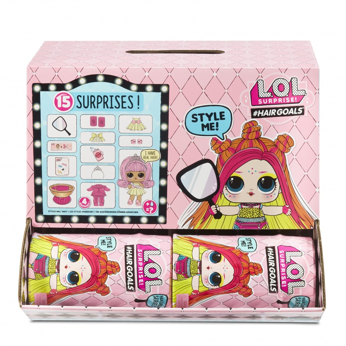 Figurki L.O.L. Surprise Hairgoals display 2x12 sztuk