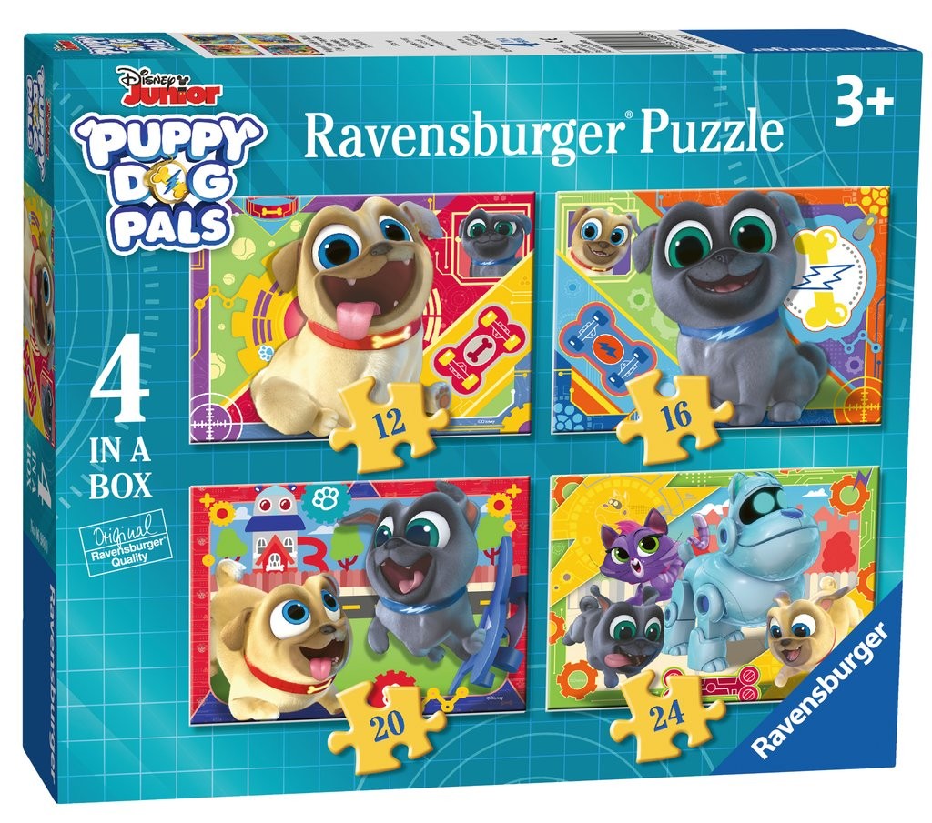 Puzzle Puppy and Dog Palls 4w1