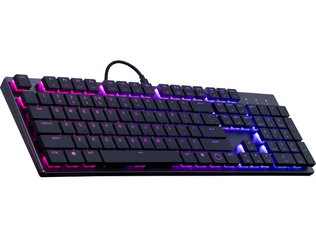 Klawiatura SK650 (Cherry MX Red) podświetlenie RGB low profile 