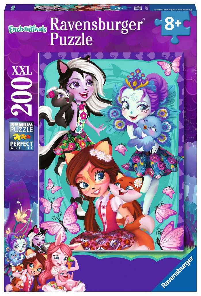 Puzzle 200 elementów XXL Enchantimals