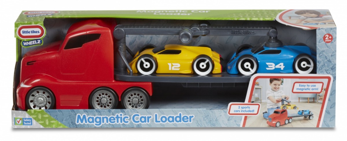 Laweta z autami na magnes