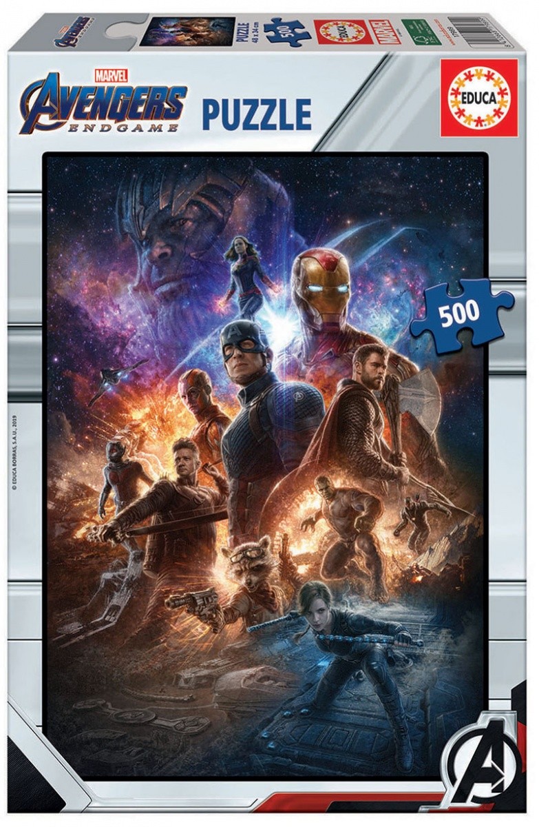 Puzzle 500 elementów Avengers Wojna bez granic 4