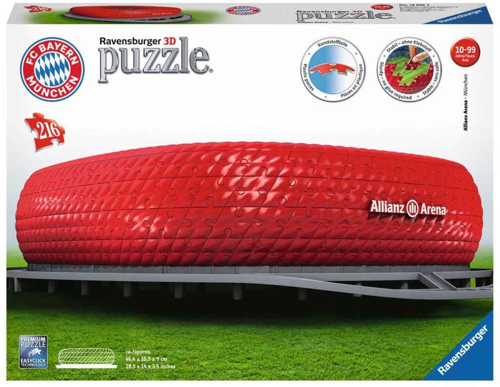 Puzzle 3D 216 elementów Alianz Arena