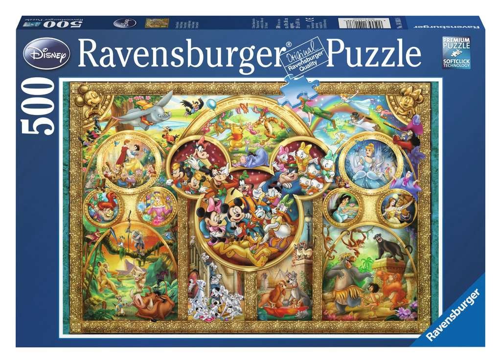 Puzzle 500 elementów Rodzina Disneya