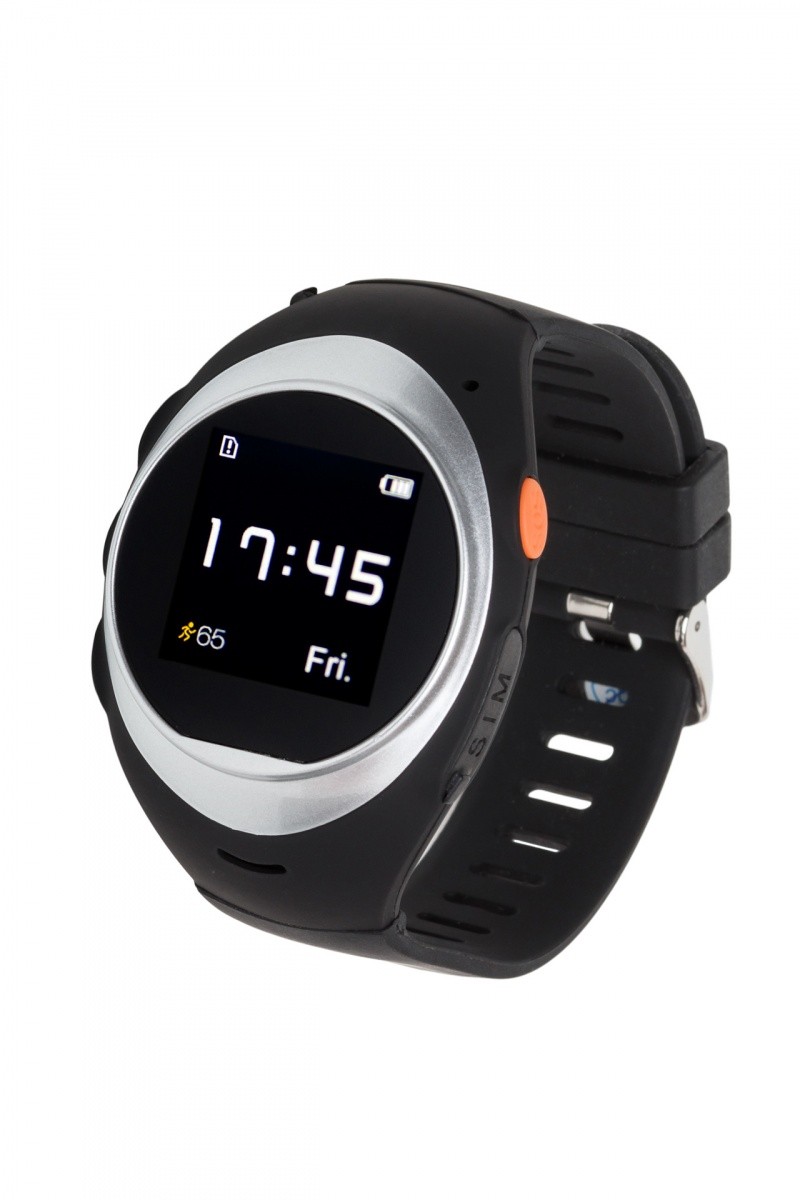 Smartwatch GPS 2 czarno-srebrny 
