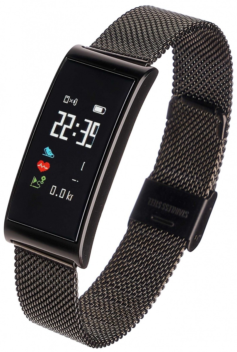 Samrtwatch Women Tina czarny stalowy 