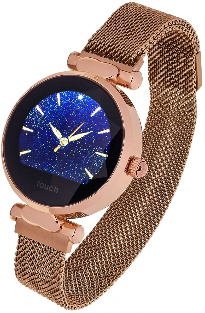 Smartwatch Women Lisa złoty stalowy 