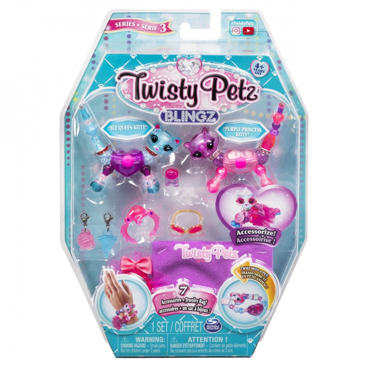 Bransoletki TWISTY PETZ 6-pak Kotki