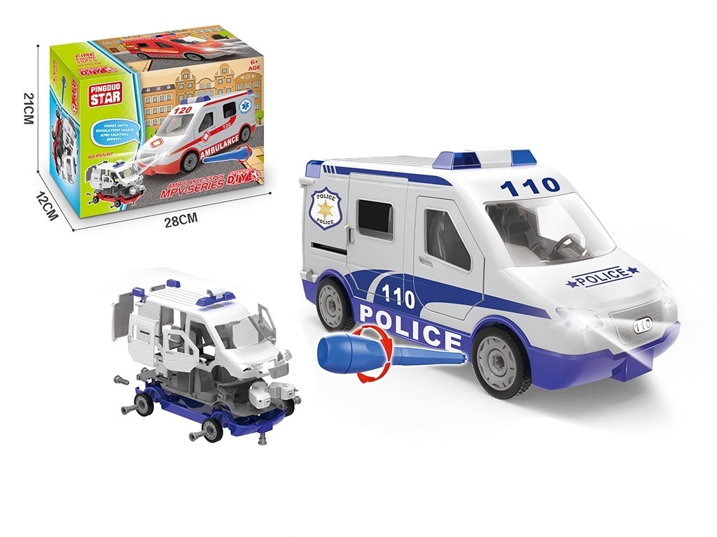 Pojazd DIY Ambulans, Policja do skręcania MIX