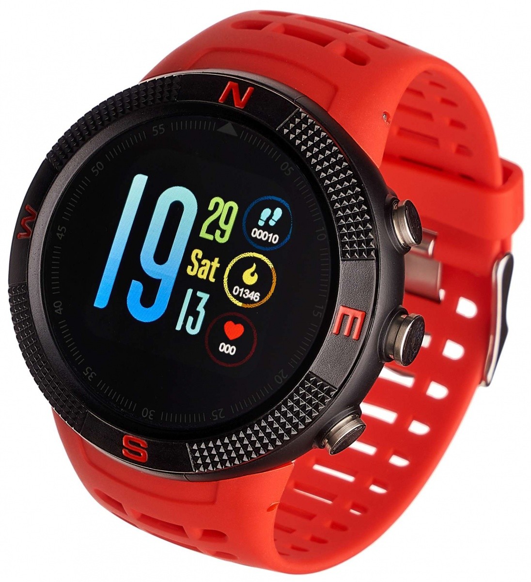 Smartwatch Sport 27 GPS czerwony 