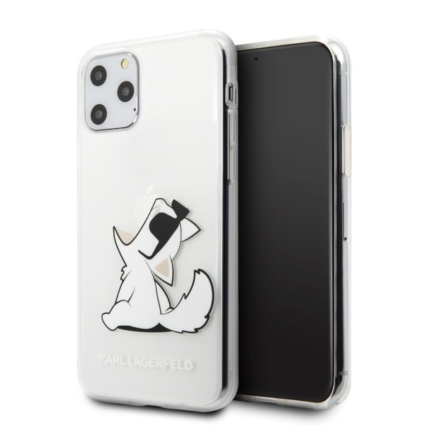 Etui hardcase iPhone 11 Pro KLHCN58CFNRC transparent Choupette Fun 