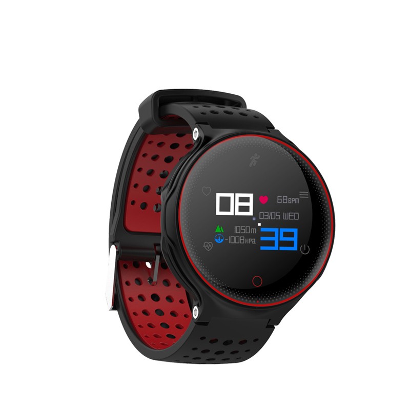 Smartwatch Sport 21 czarno-czerwony 